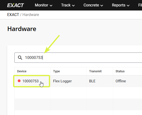 My Flex Logger is Offline | EXACT Technology | Help Center